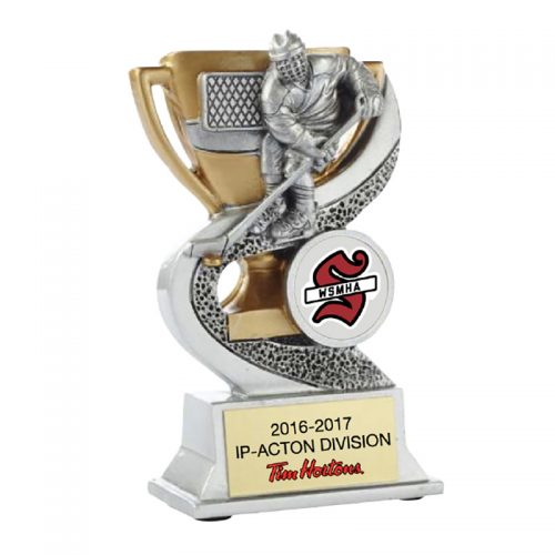 4-¾" Resin Hockey Player