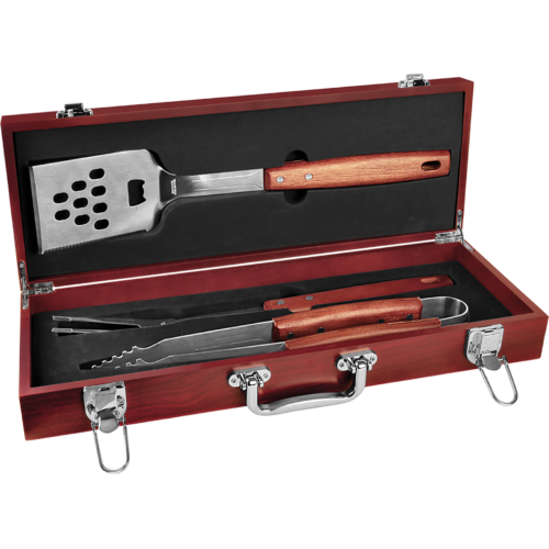 Rosewood BBQ Set