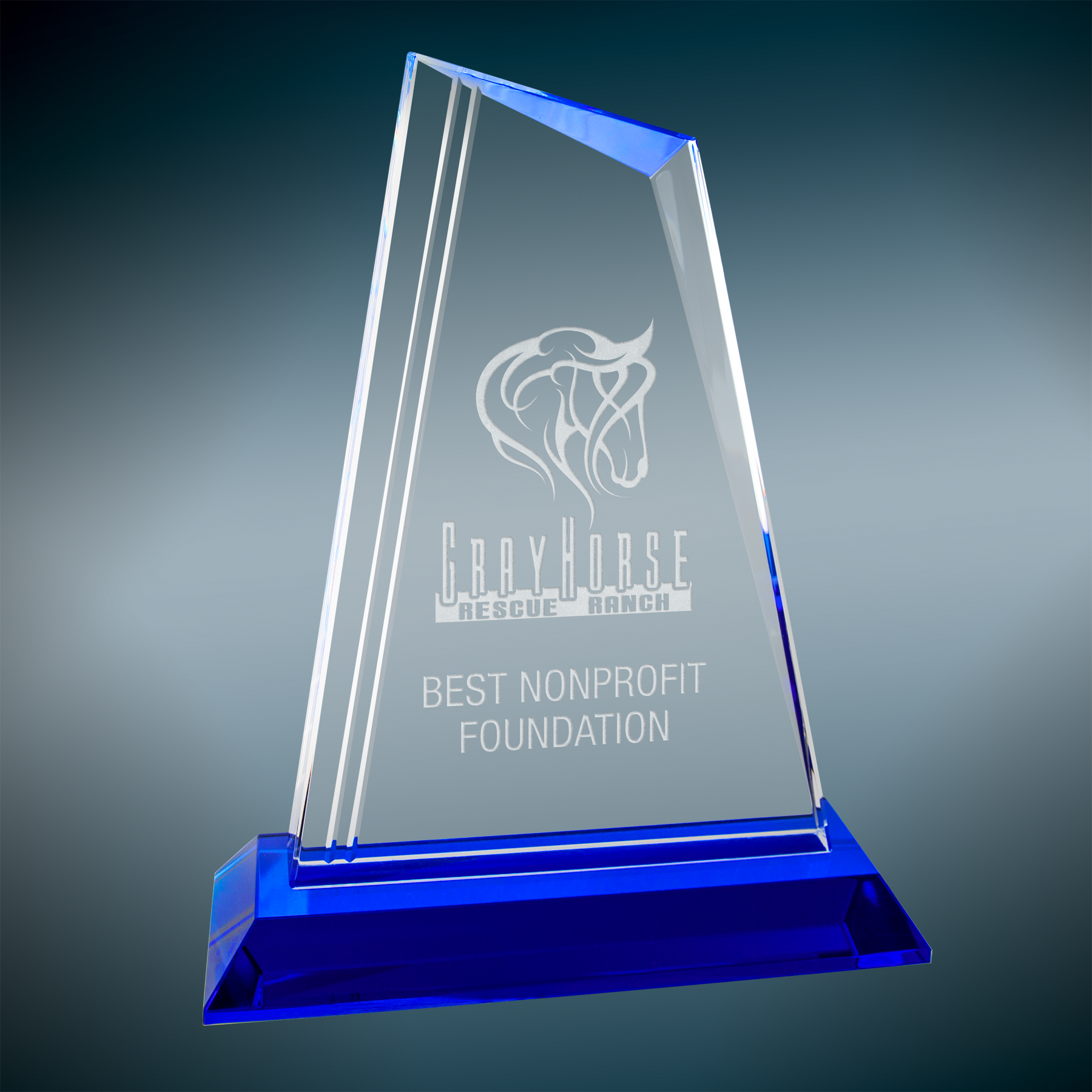 Crystal Peak with Blue Base