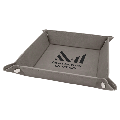 Leatherette Folding Tray