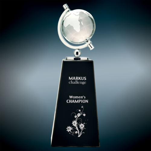 Crystal Spinning Globe